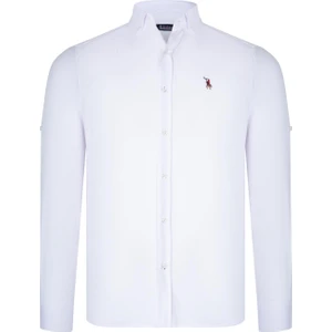 Ikili Set G674 Dewberry Erkek Gömlek Beyaz Bej