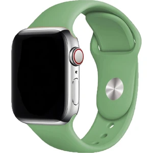 Classic Silikon Apple Watch Kordon 42-44-45-49MM Yeşil