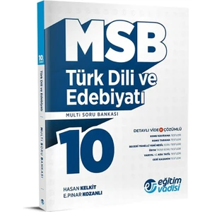 Eğitim Vadisi Yayınları 10.Sınıf Türk Dili ve Edebiyatı Multi Soru Bankası