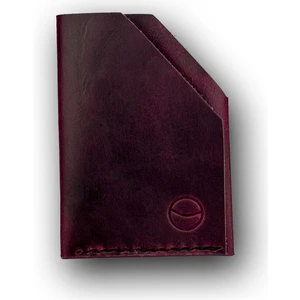 Atelier Duos Pine Hakiki Deri Kartlık, Mor Deri, Gerçek Deri, Premium Deri Kartlık, El Yapımı Kartlık