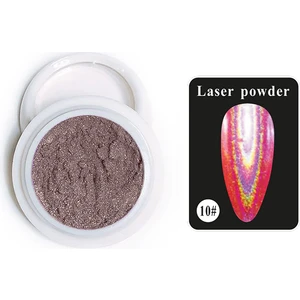 Tırnak Glitter Ayna Tozu Seti, Krom Glitter, Manikür Tırnak Tozu, Aparat ile