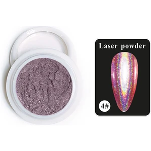 Tırnak Glitter Ayna Tozu Seti, Krom Glitter, Manikür Tırnak Tozu, Aparat ile