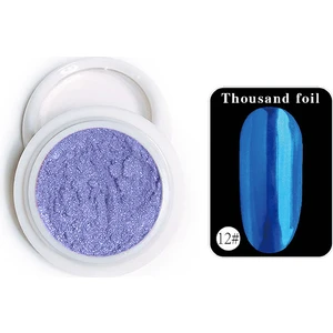 Tırnak Glitter Ayna Tozu Seti, Krom Glitter, Manikür Tırnak Tozu, Aparat ile