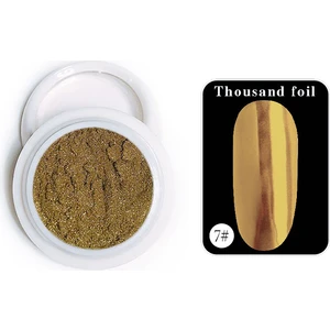 Tırnak Glitter Ayna Tozu Seti, Krom Glitter, Manikür Tırnak Tozu, Aparat ile