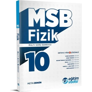 Eğitim Vadisi Yayınları 10.Sınıf Fizik Multi Soru Bankası