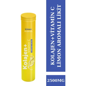 Kolajen + Vitamin C  Likit 2500 mg + 40 mg Limon Aromalı 40 ml 7'li