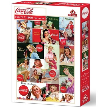 Art Puzzle Coca-Cola Vintage Kızları Kolaj 1500 Parça Puzzle Fiyatı