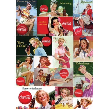Art Puzzle Coca-Cola Vintage Kızları Kolaj 1500 Parça Puzzle Fiyatı