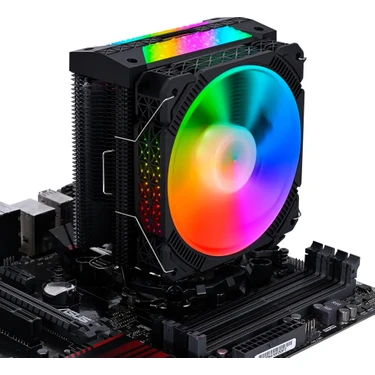 Coldpower Amd Uyumlu L4X1 Işlemci Soğutucu 4 Bakır Boru 12 cm Rgb Fan 160