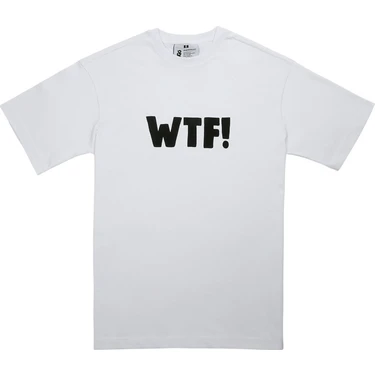 Kadın Vegan Beyaz T-Shirt - WTF