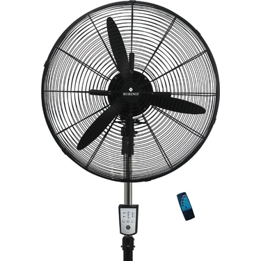 Rubenis 220 W Sanayi Tipi Uzaktan Kumandalı Ayaklı Vantilatör 30 Inch (76 Cm) RBS-700