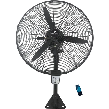 Rubenis 180 W Sanayi Tipi Uzaktan Kumandalı Duvar Vantilatörü 30 Inch (76 Cm)