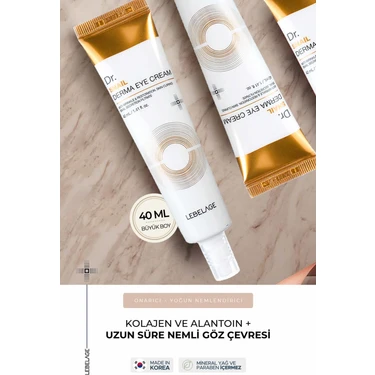 Lebelage Salyangoz Özlü Nemlendirici Göz Kremi - Dr. Snail Derma Eye Cream 40