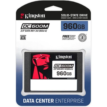 Kingston SEDC600M-960G 960GB 560-530MBS 2.5 SATA SUNUCU SSD Fiyatı