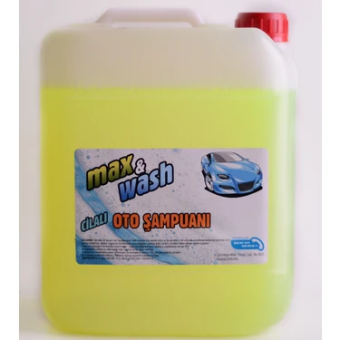 Max&Wash Cilalı Oto Şampuanı-Cilalı Oto Yıkama Köpüğü Extra Cilalı 1/60 Oran Konsantre 5