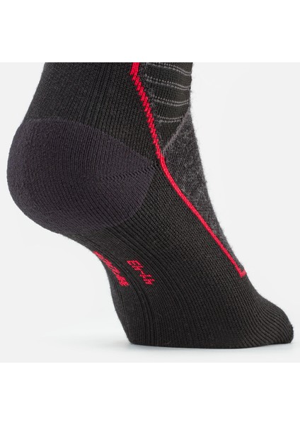 Wedze Yetişkin Yün Kayak / Snowboard Çorabı - Siyah - 900 indirimleri