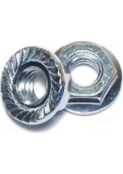 Flanşlı Somun Metrik 10MM 20 Adet Pullu Somun