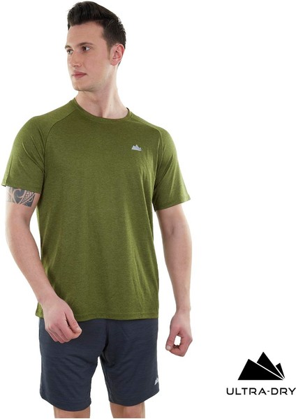 Mission Ultra Dry Erkek T-Shirt Haki fiyatları