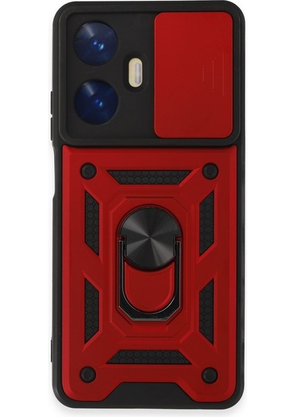 Realme C55 Kılıf Pars Lens Yüzüklü Silikon