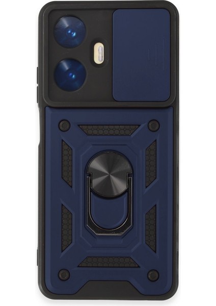 Realme C55 Kılıf Pars Lens Yüzüklü Silikon