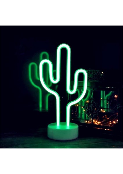 Kaktüs Neon Lamba