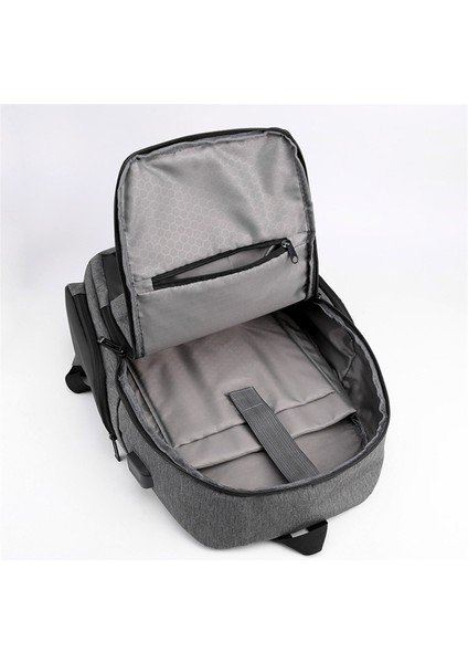 Iş Ofis Minimalist Sırt Çantası USB Şarj Açık Seyahat Çantası (Yurt Dışından) fırsatları