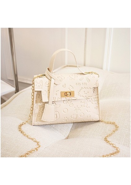 Kabartmalı Clutch Bayan Küçük Çanta Kelly Bag (Yurt Dışından)