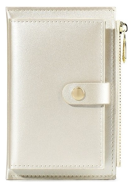 Korean Version Of The New Pu Zipper Pearl Laser Coin Purse Female Multi-Card Position Creative Card Case (Yurt Dışından)