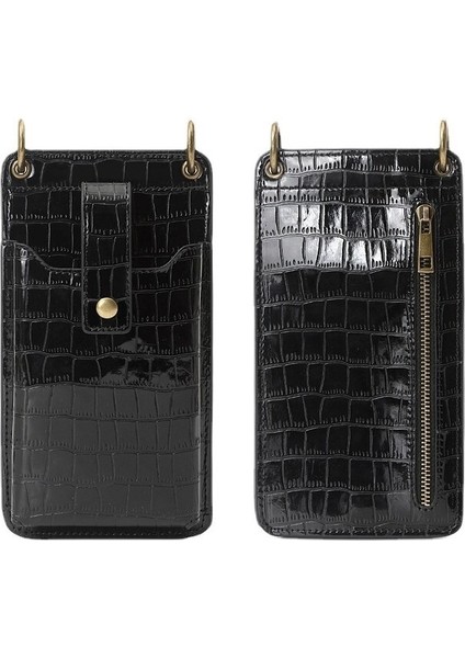 Cep Telefonu Kılıfı Cep Telefonu Çantası Kadın Messenger Trendi Mini Cep Telefonu Küçük Çanta Kart Tutucu (Yurt Dışından)