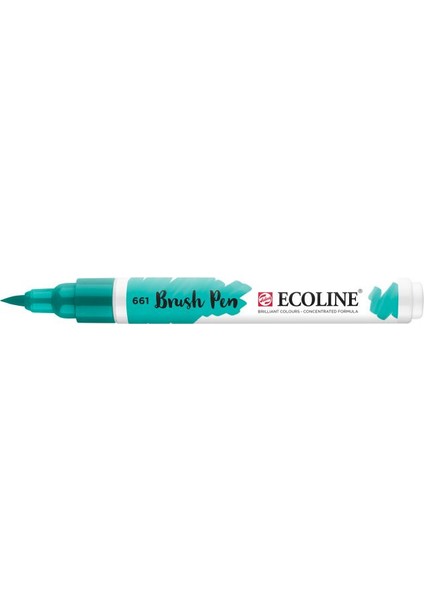 Ecoline Brush Pen Fırça Uçlu Kalem 661 Turquise Green