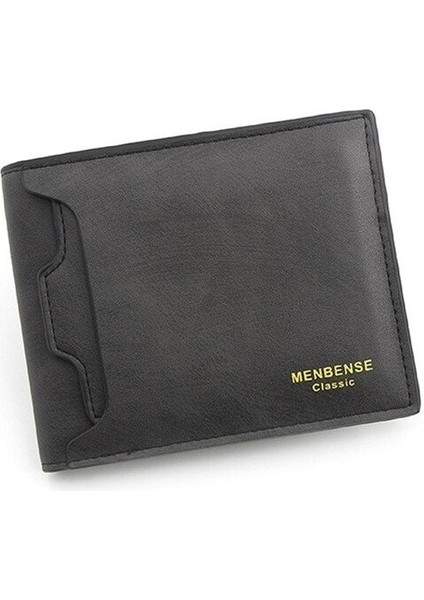 Erkek Cüzdanı Kısa Moda Gündelik Büyük Kapasiteli Çoklu Kart Çekme Kartı Kısa Erkek Para Klipsi (Yurt Dışından)