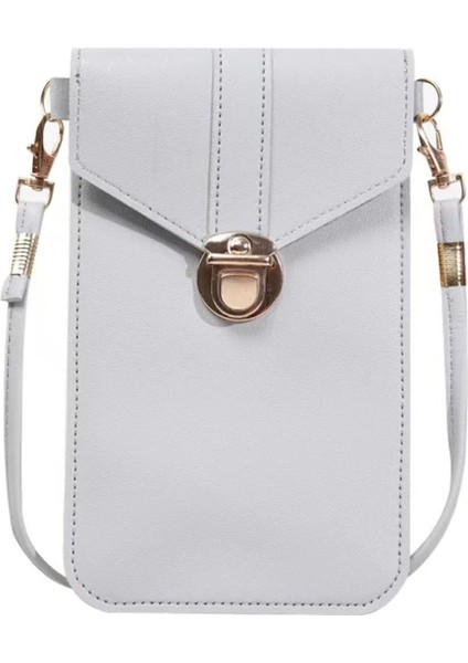 Bayanlar Kilitli Messenger Dokunmatik Ekranlı Telefon Cüzdanı (Yurt Dışından)