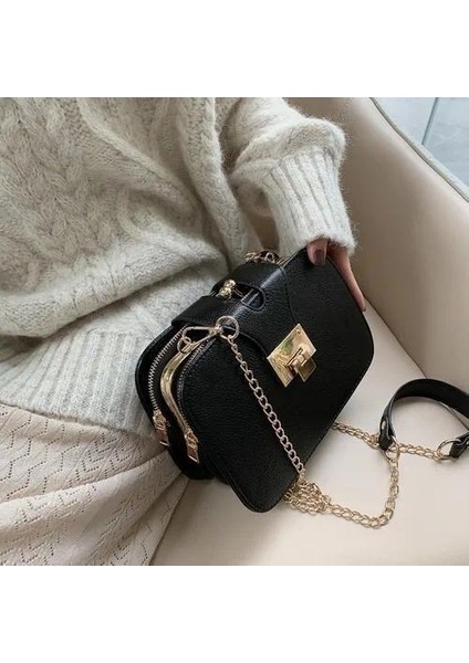 Metal Toka Bayan Omuz Çantası (Yurt Dışından) fiyatları