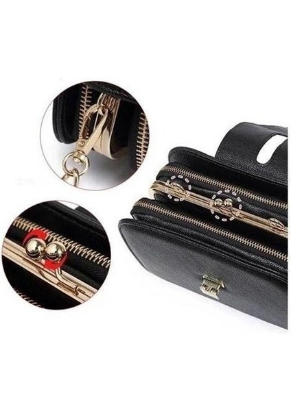 Metal Toka Bayan Omuz Çantası (Yurt Dışından) modelleri