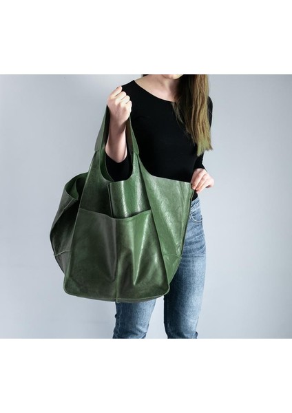 Büyük Kapasiteli Omuz Çantası Fe Deri Çanta (Yurt Dışından) modelleri