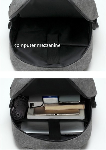 Üç Parçalı Büyük Kapasiteli Su Geçirmez Erkek Sırt Çantası (Yurt Dışından) indirimleri