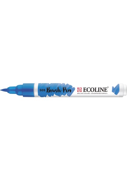 Ecoline Brush Pen Fırça Uçlu Kalem 505 Ultramarine Light