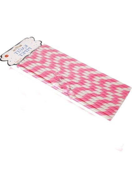 Pipet Kağıt Spiral Modeli - 25'li Pembe