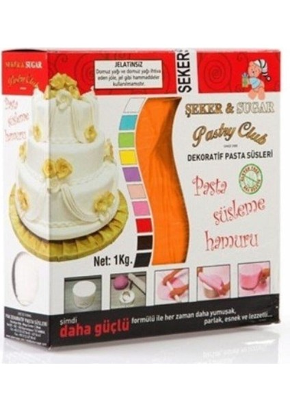 Turuncu Şeker Hamuru 1kg