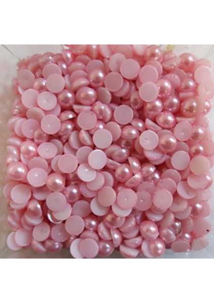 Yarım Incı Yuvarlak 12 mm 250 gr Pembe