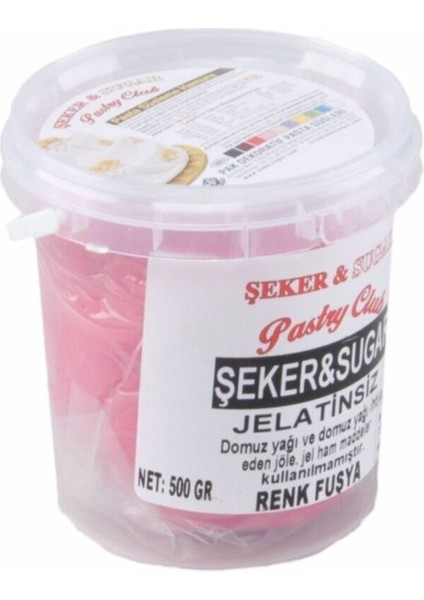 Şeker Hamuru 500 gr Fuşya