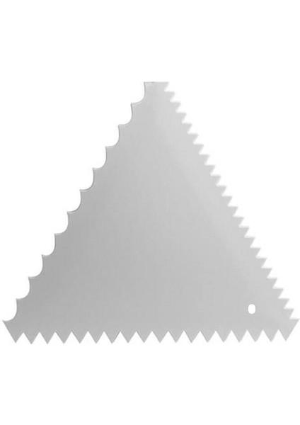 Metal Pasta Tarağı Üçgen 10,5x10,5 Cm
