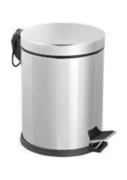 Çelik Metal 12 Litre Pedallı Çöp Kovası Gümüş Çöp Kutusu fiyatları