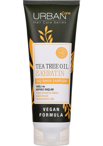 Tea Tree Oil & Keratin Saç Bakım Şampuanı 250 ml