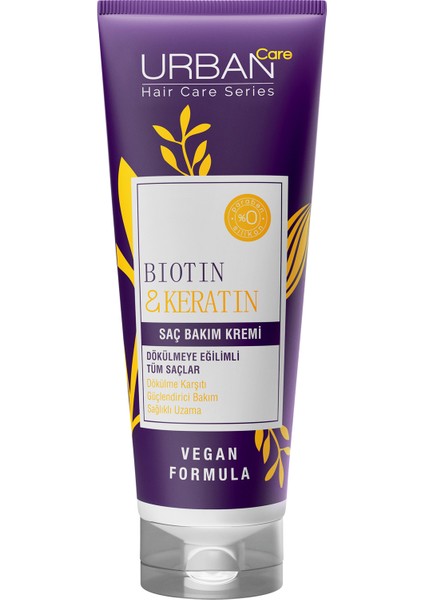 URBAN Care  Biotin & Keratin Saç Bakım Kremi  250 ml