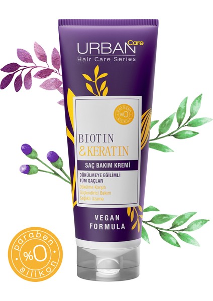 URBAN Care  Biotin & Keratin Saç Bakım Kremi  250 ml