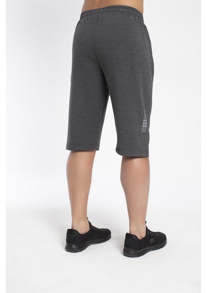 Pamuklu Yazlık Erkek Günlük Siyah Kapri - 8037 modelleri