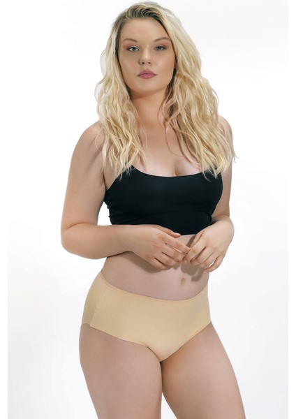 Kadın Büyük Beden Basic Külot Lazer Kesim Iz Yapmaz Toparlayıcı