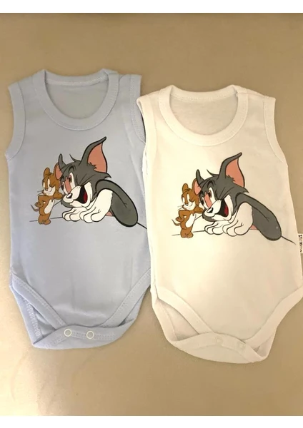 Pirinç Bebe Tom&jerry Ikili Body