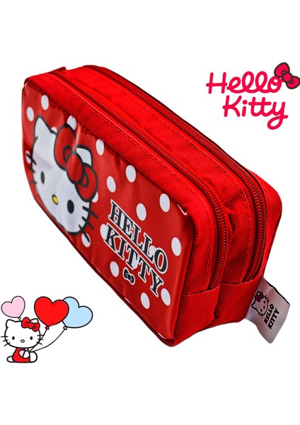 Hello Kitty Lisanslı 2 Bölmeli Kalemlik ( KOD:2233)